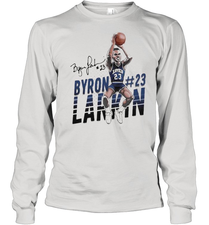 Byron larkin basketball signature shirt Long Sleeved T-shirt