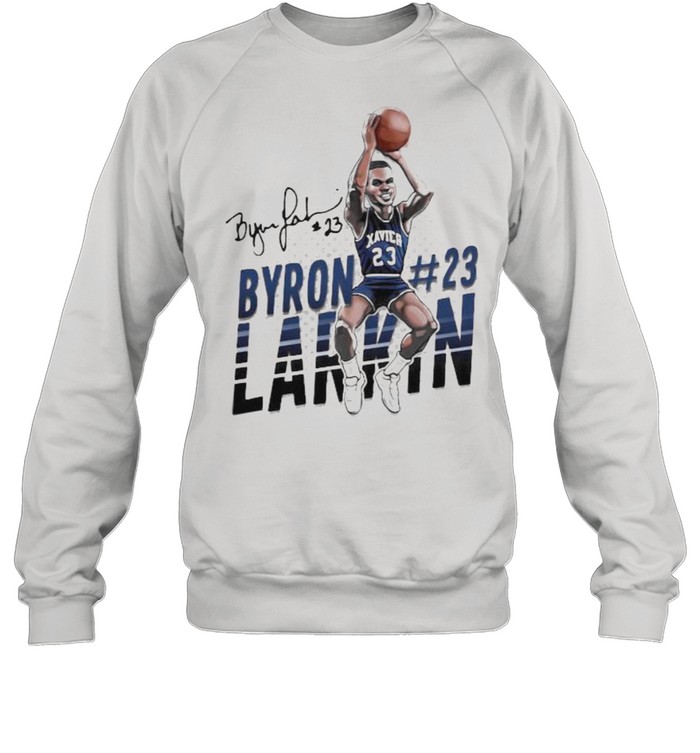 Byron larkin basketball signature shirt Unisex Sweatshirt