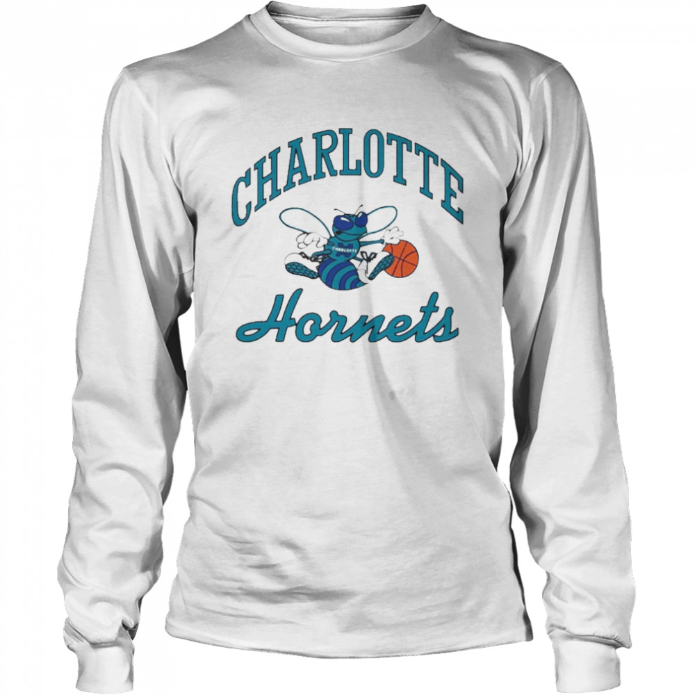 Charlotte Hornets  Long Sleeved T-shirt