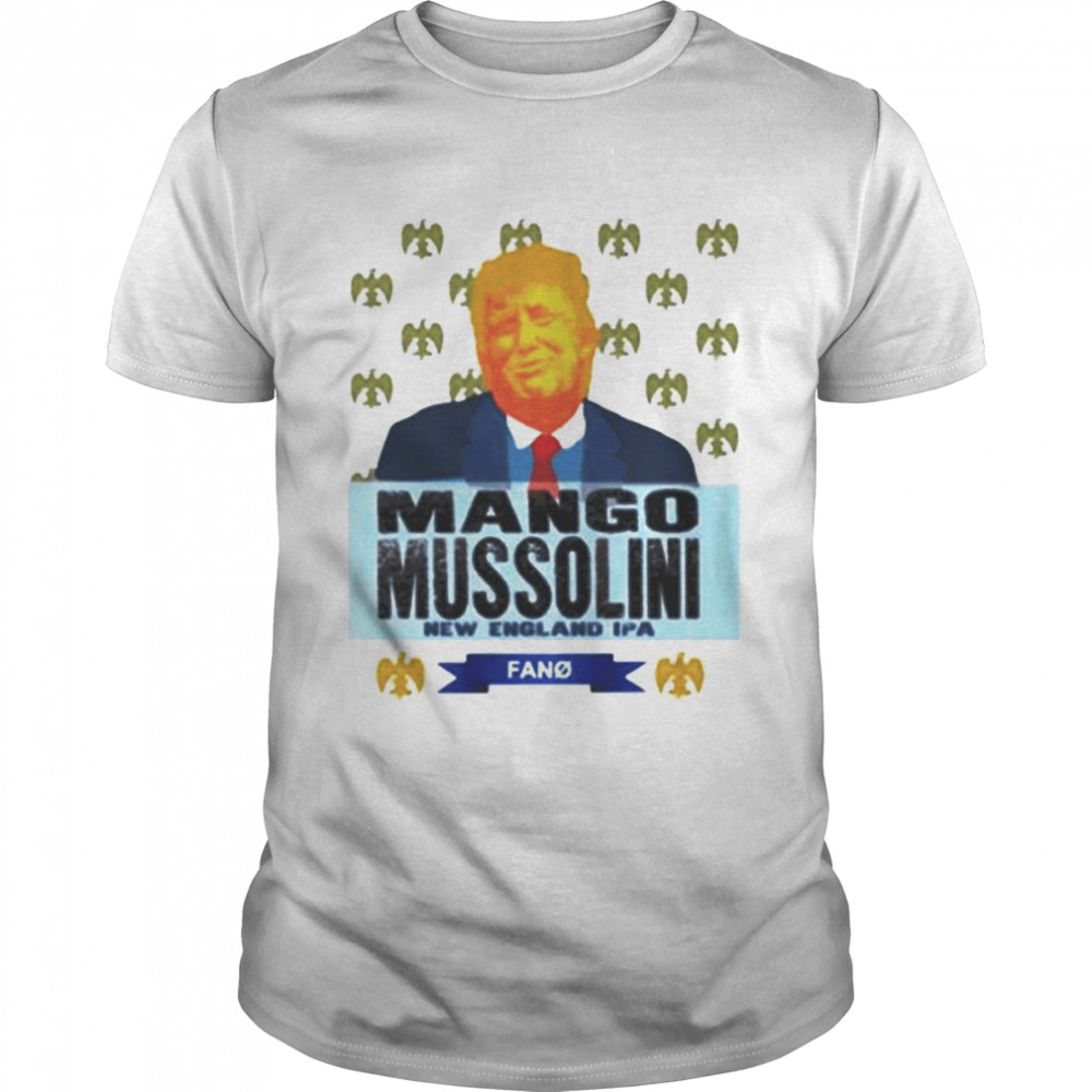 Mango Mussolini Trump shirt
