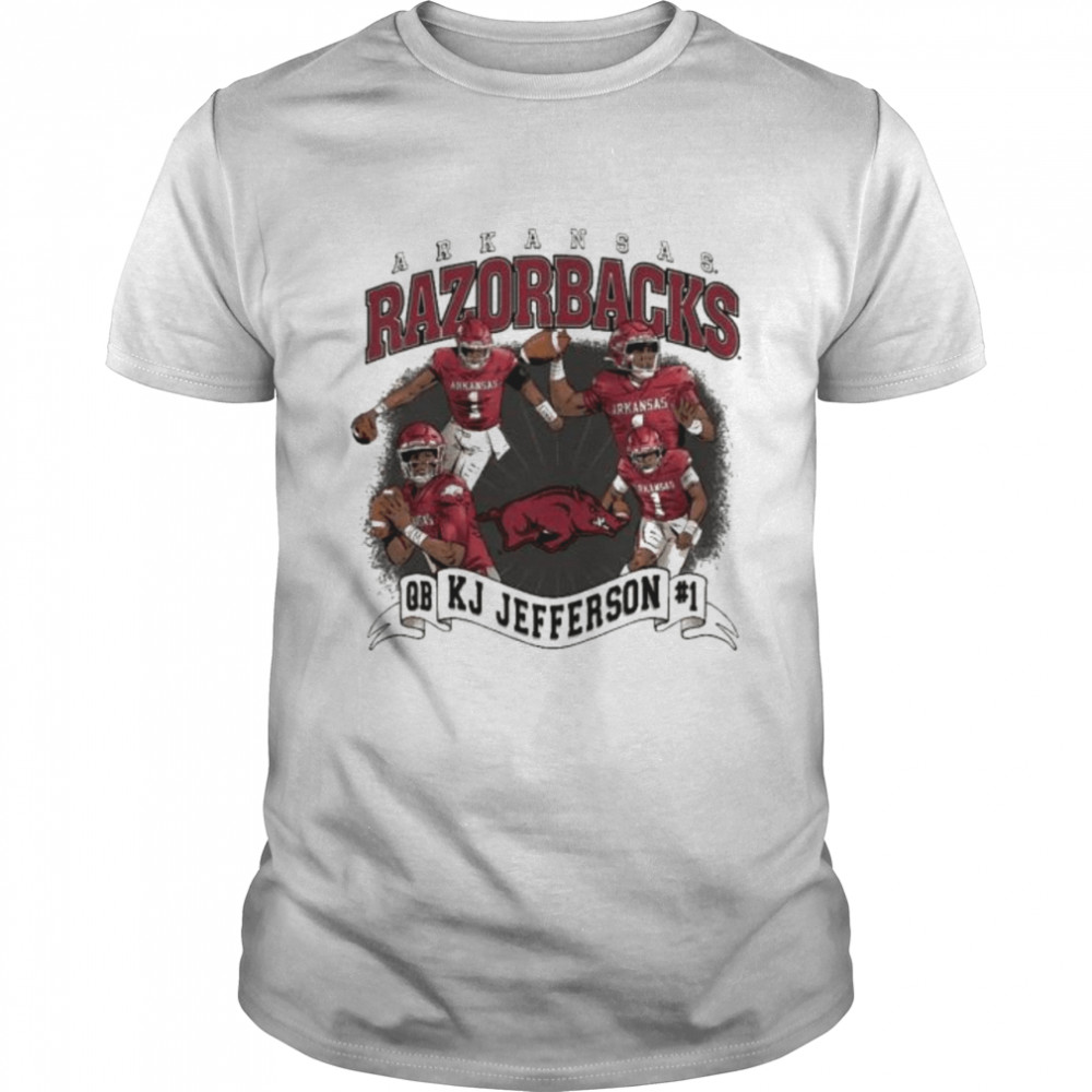 Arkansas Razorbacks QB KJ Jefferson 1 2022 shirt